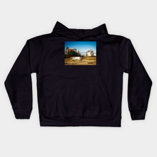 Retired Fishing Boat of the Coast of New-Brunswick, Canada V1 Kids Hoodie